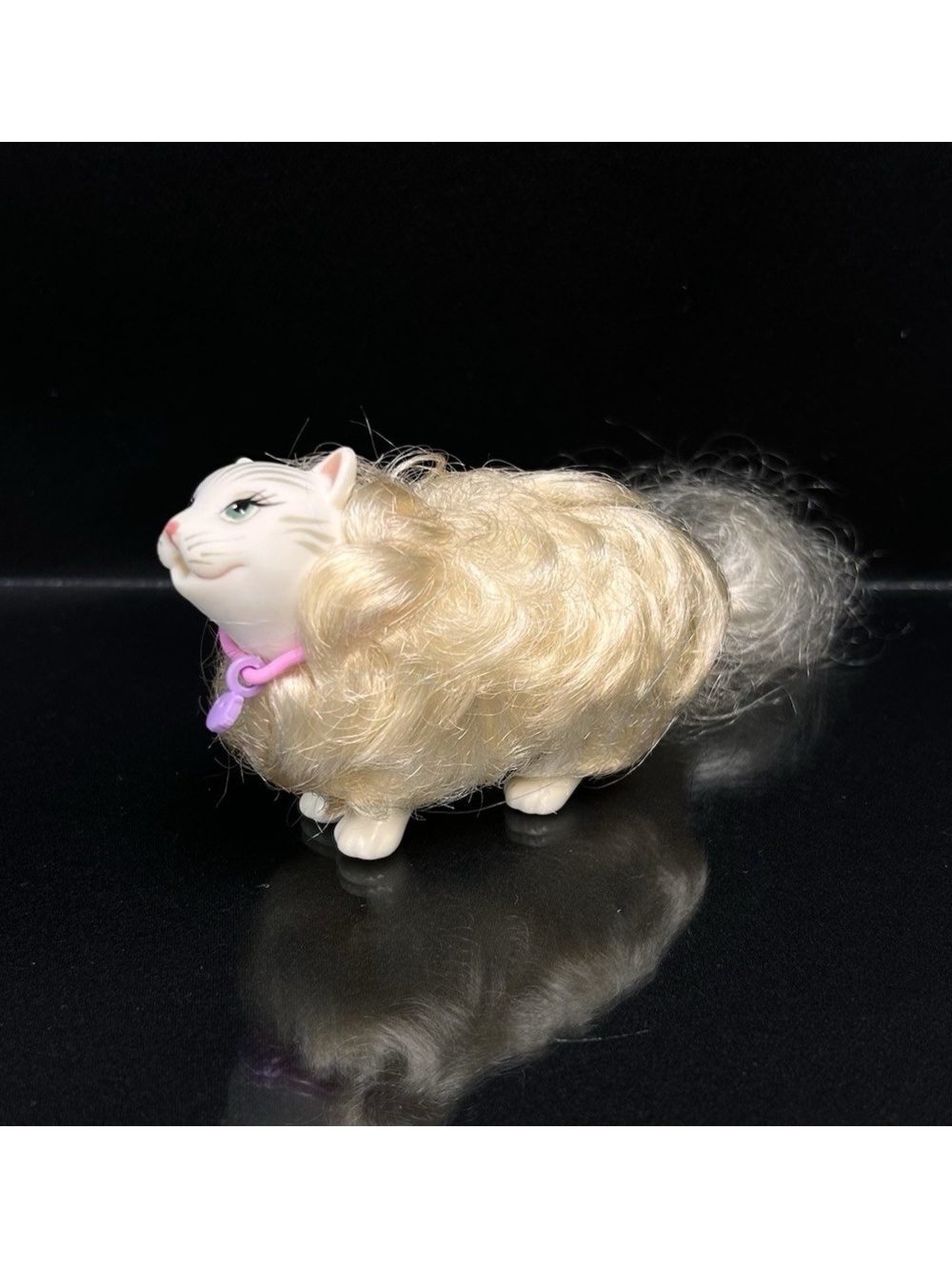 Vintage Barbie Mattel Kitty Fun Pet Marshmallow 2000 Cat White Brushable Fur